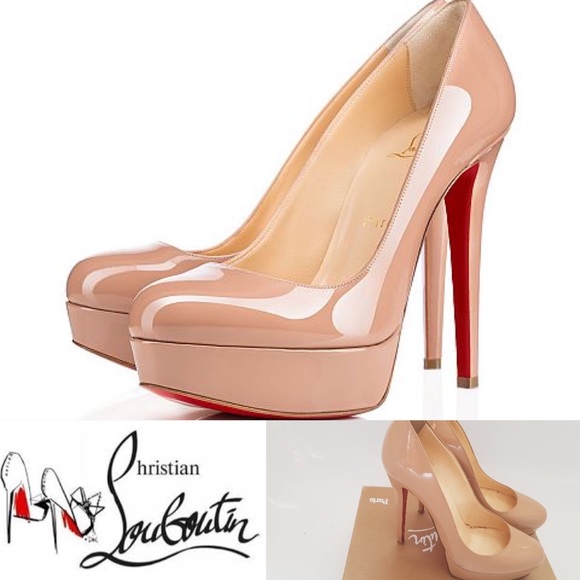 Christian Louboutin Shoes - SALE! 💕 Christian Louboutin nude Bianca Heels💕